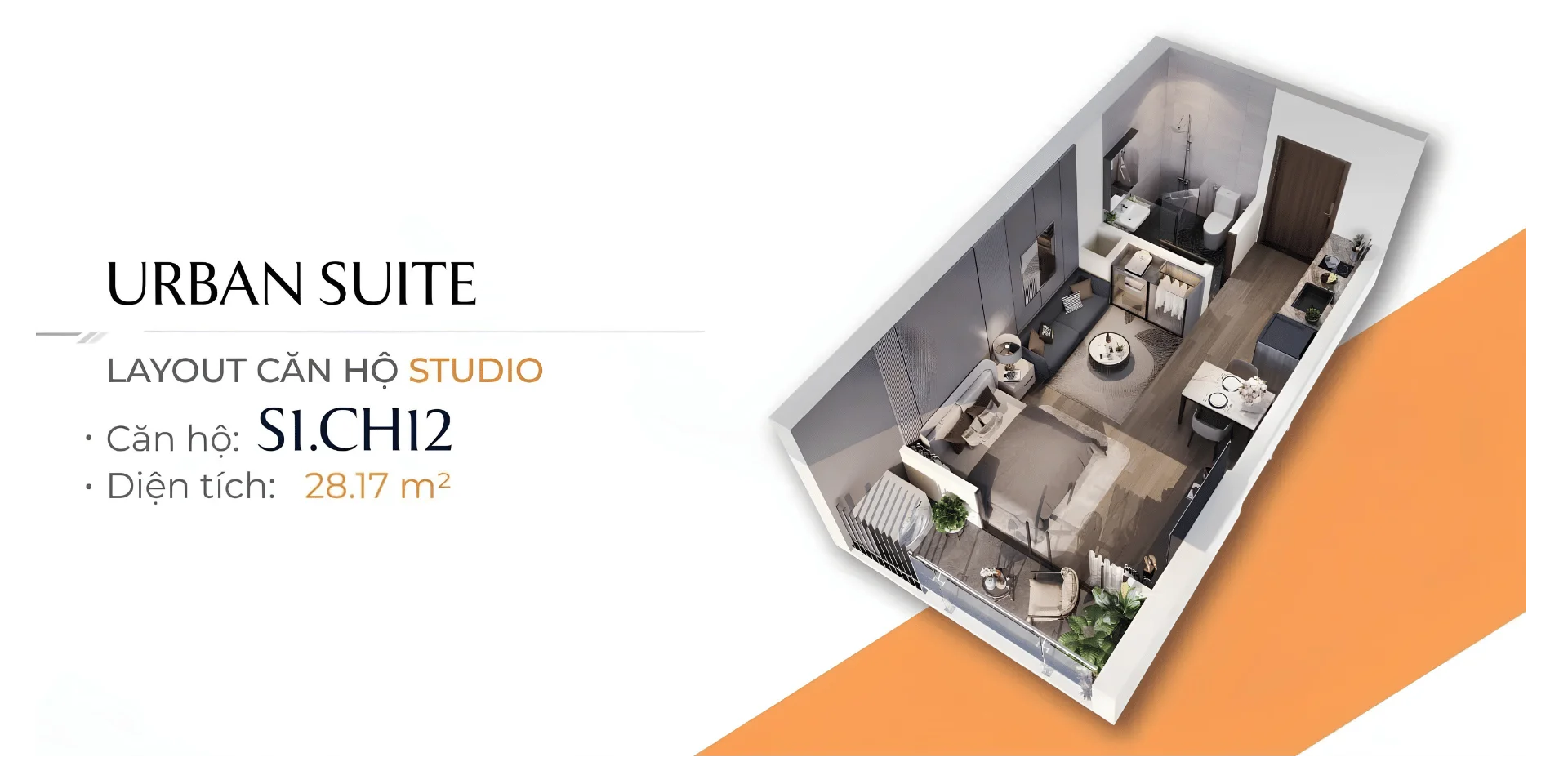 Thiết kế căn Studio chung cư Vũ Yên Hải Phòng