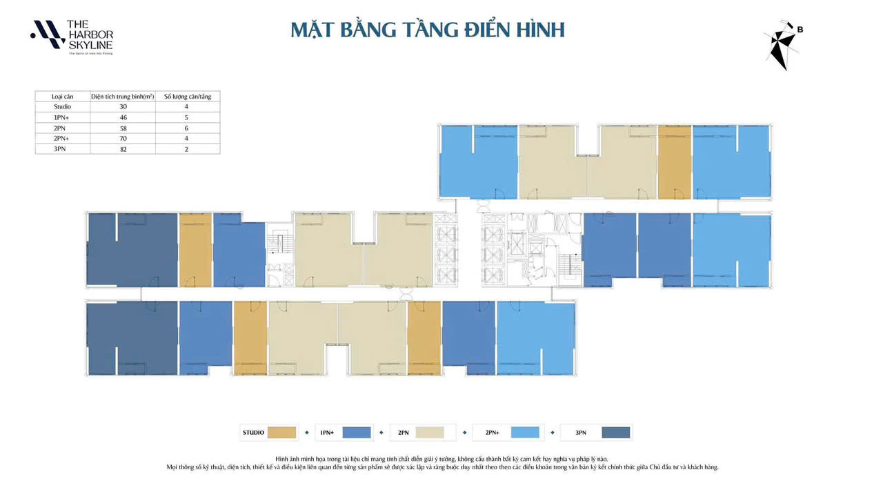 Mặt bằng chung cư Vũ Yên Hải Phòng